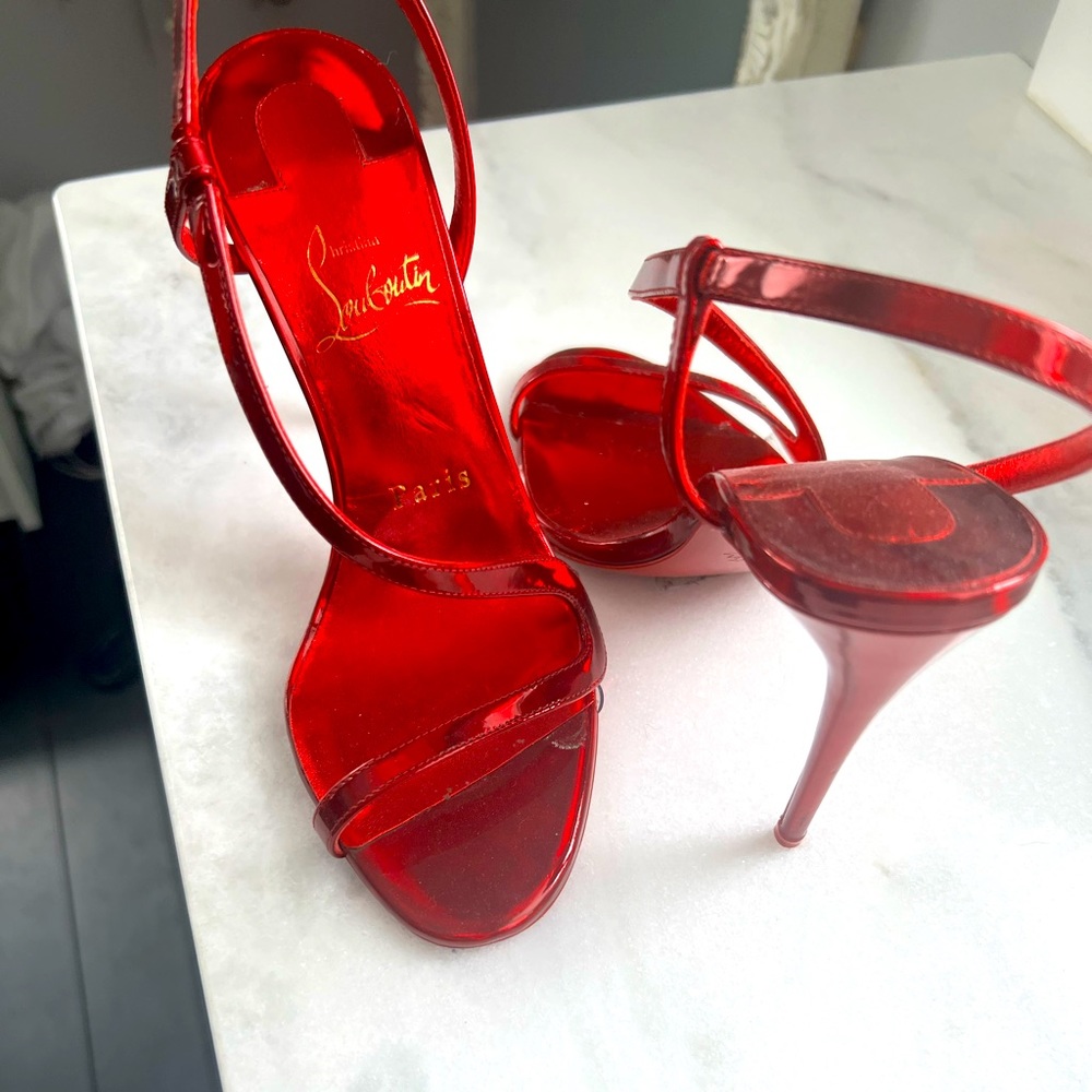 Christian Louboutin Red Sandals size: 36
